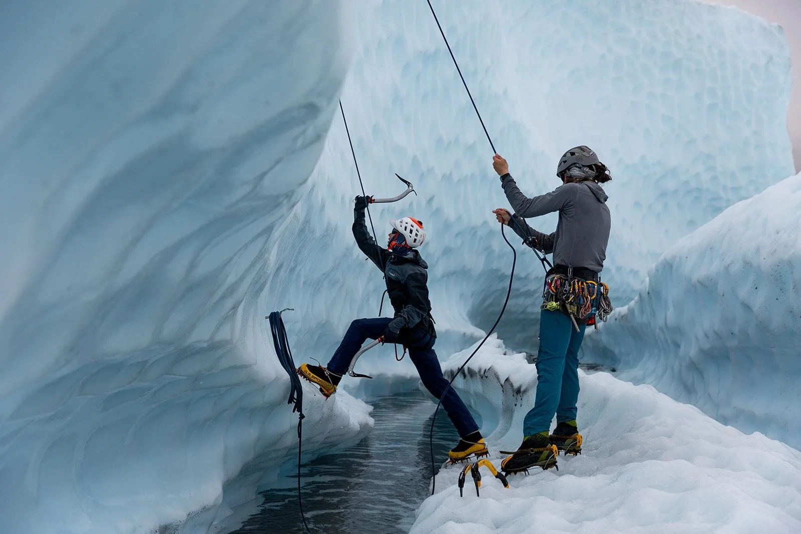 Matanuska Glacier Backcountry Ice Climbing
